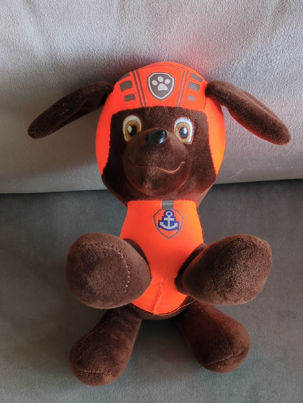 🦋5/25$ Paw Patrol Zuma Plush Brown Dog in Orange Lifeguard Outfit